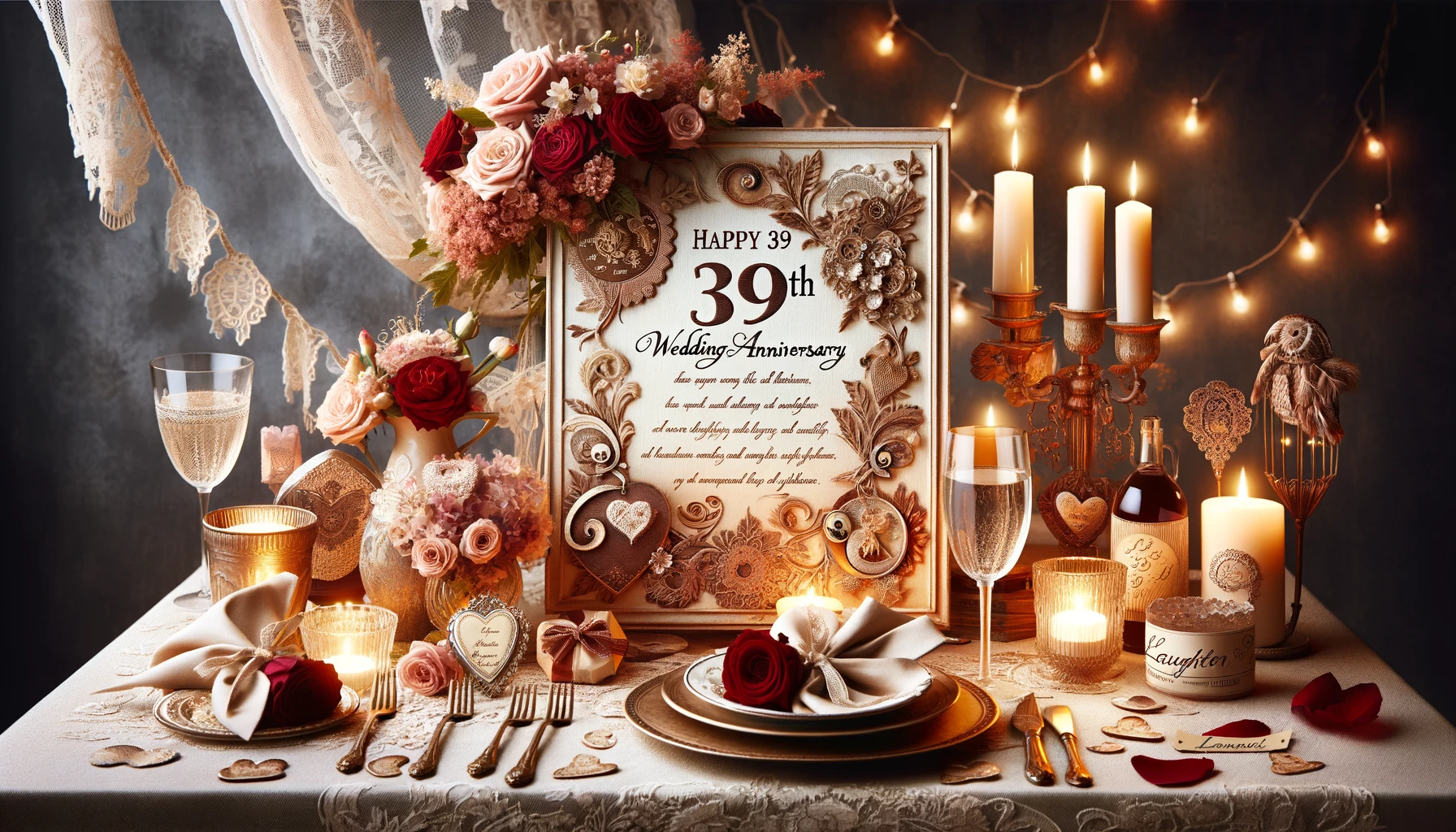 Celebration Tips for 39th Wedding Anniversary
