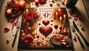 Celebration Tips for 40th Wedding Anniversary